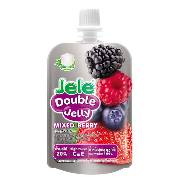 Nước Ép Trái Cây Thạch Jele Hương Berry Gói 125G