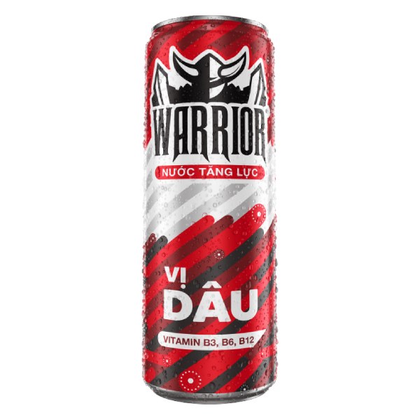(Only Emartmall) Nước Tăng Lực Warrior Dâu Lon 325Ml