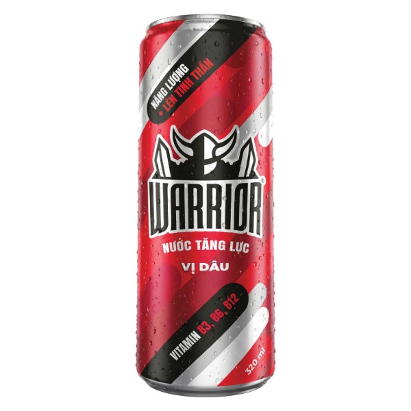 Nước Tăng Lực Warrior Dâu Lon 325Ml