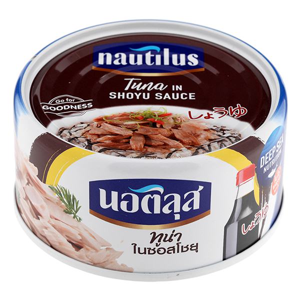 Cá Ngừ Nautilus Sốt Nước Tương Nhật 165G 