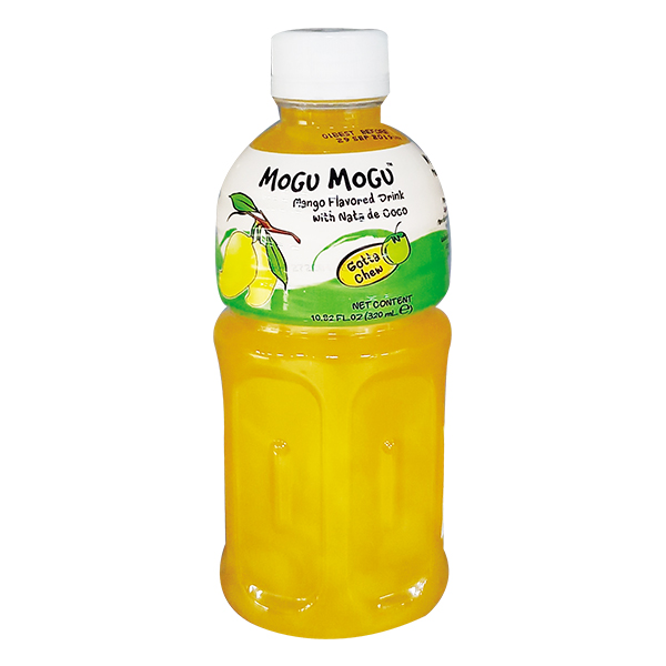 Nước Trái Cây Thạch Dừa Mogu Xoài Chai 320Ml