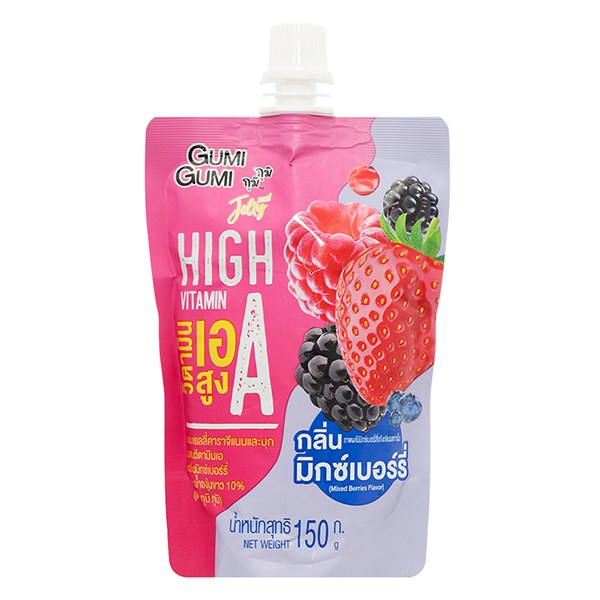 (Only Emartmall) Nước Thạch Jelly Gumi Gumi Vitamin A Mix Túi 135G