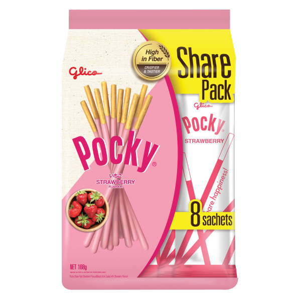 Bánh Que Pocky Kem Dâu Gói 168G