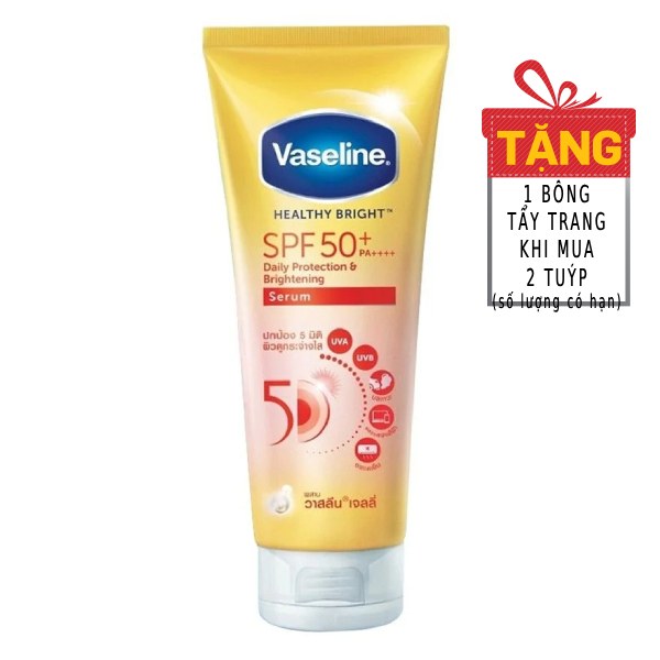 Serum Dưỡng Thể Vaseline Sáng Da SPF50 300Ml