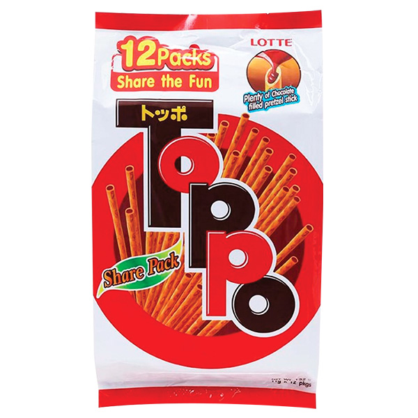 Bánh Que Toppo Nhân Socola 132G