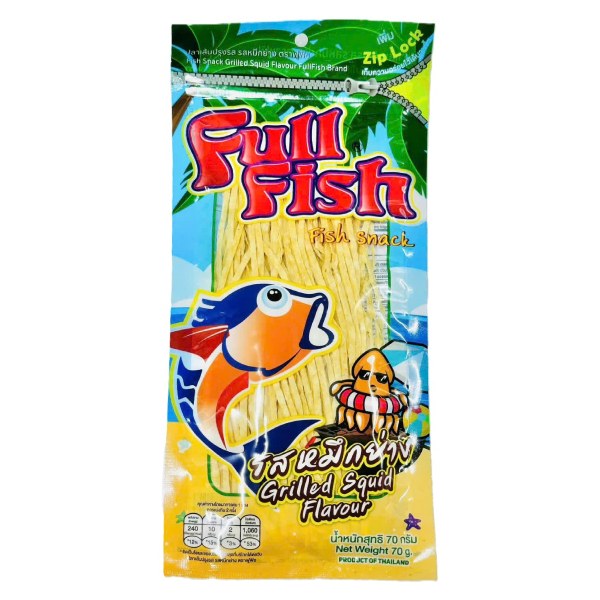 Snack Cá Full Fish Vị Mực Nướng 70G