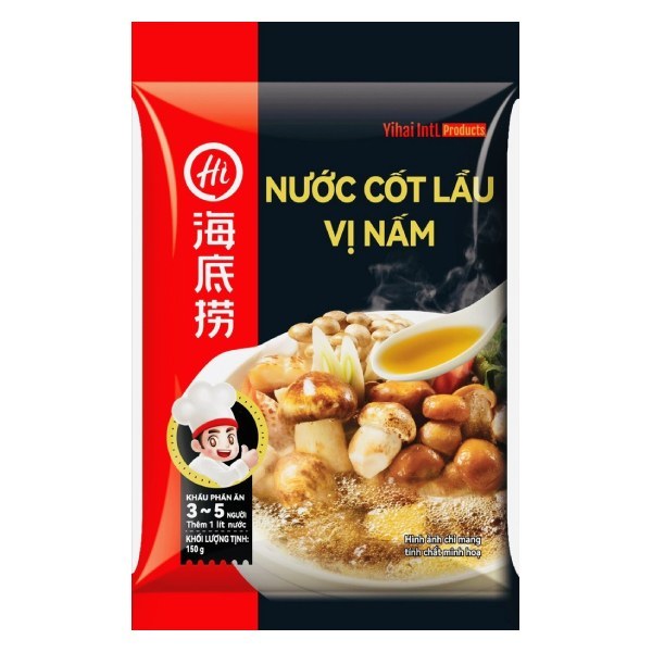 Cốt Lẩu Haidilao Nấm 150G