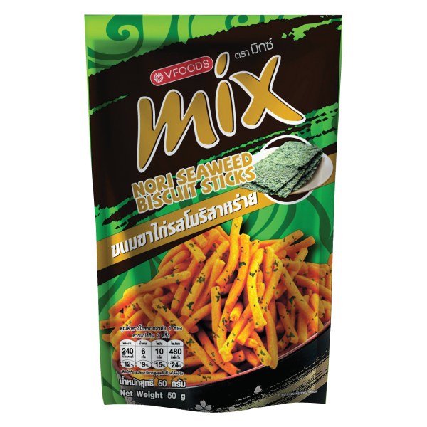 Bánh Que MIX Hương Vị Rong Biển Gói 50G