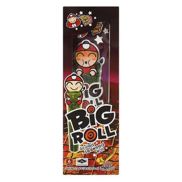 Snack Rong Biển Big Roll Tao Kae Noi Vị BBQ 15G