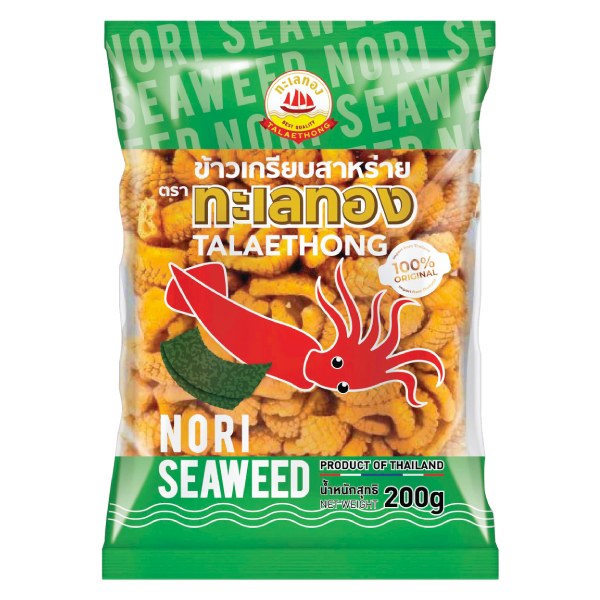Snack Mực Talaethong Vị Rong Biển Gói 200G
