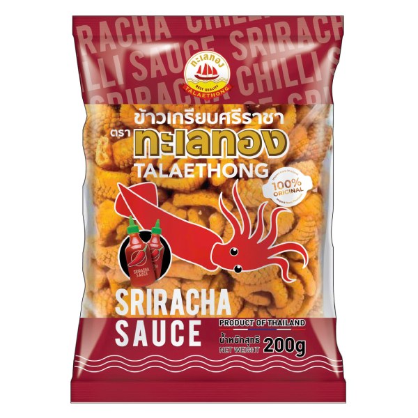 Snack Mực Talaethong Vị Tương Ớt Gói 200G
