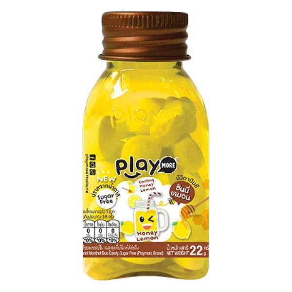 (Only Emartmall) Kẹo Playmore Vị Chanh Mật Ong Hũ 22G