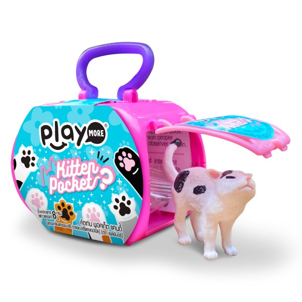 Kẹo Xương Cá Và Lồng Mèo Playmore 8G