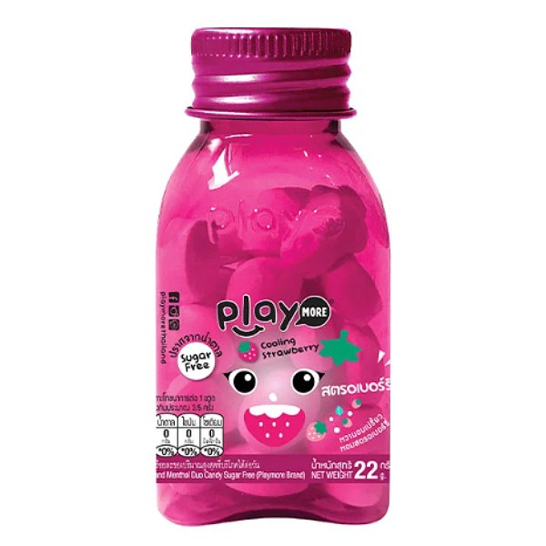 Kẹo Playmore Vị Dâu Hũ 22G