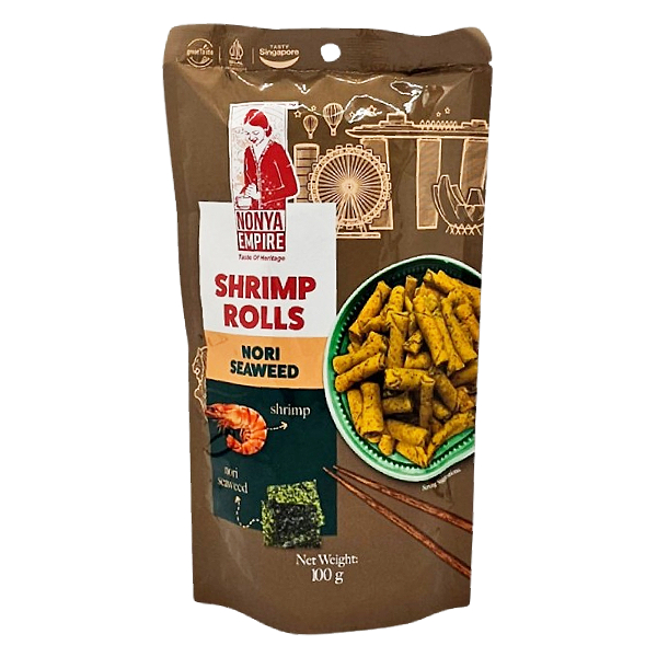 Snack Chả Giò Nonya Empire Tôm Rong Biển Gói 100G