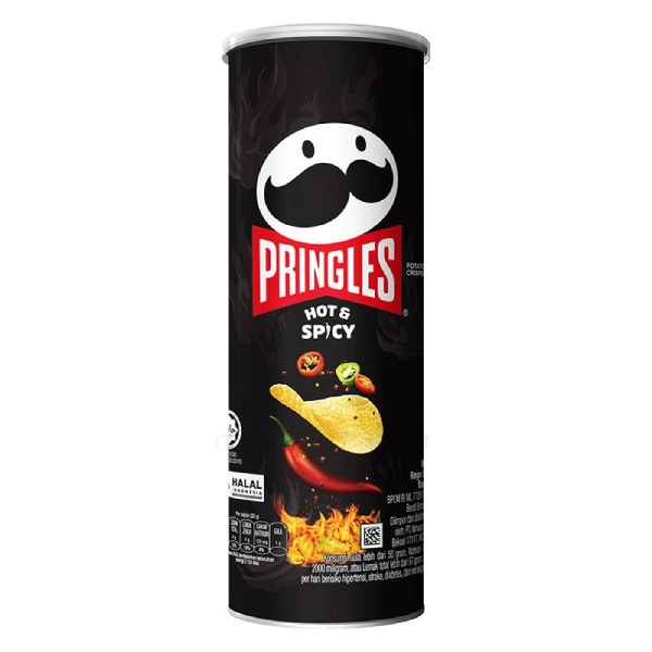 Snack Khoai Tây Pringles Vị Cay Nóng Hộp 102G