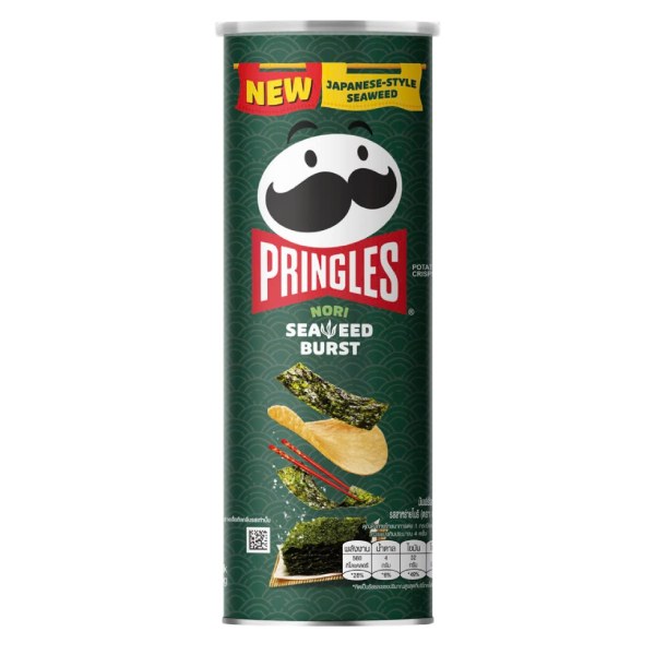 Snack Khoai Tây Pringles Nori Seaweed Burst Hộp 102G