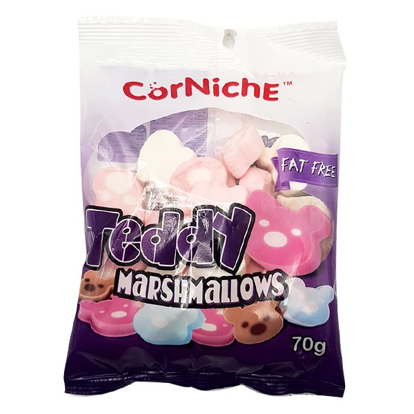 Kẹo Dẻo Marshmallows Corniche Hình Gấu Gói 70G