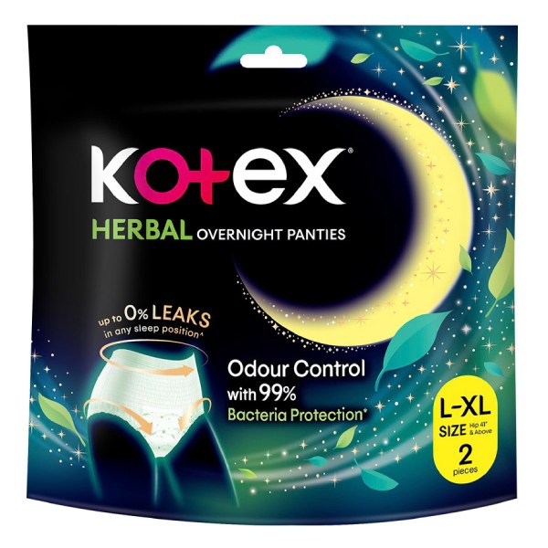 Băng Vệ Sinh Kotex Ban Đêm Dạng Quần 2 Miếng Size L-XL