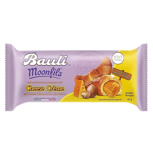Bánh Sừng Bò Bauli Moonfils Phô Mai Gói 45G