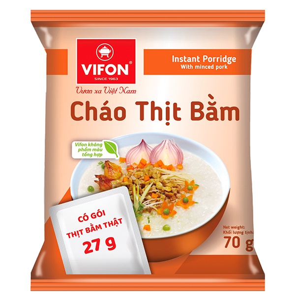 Cháo Vifon Thịt Bằm Gói 70G