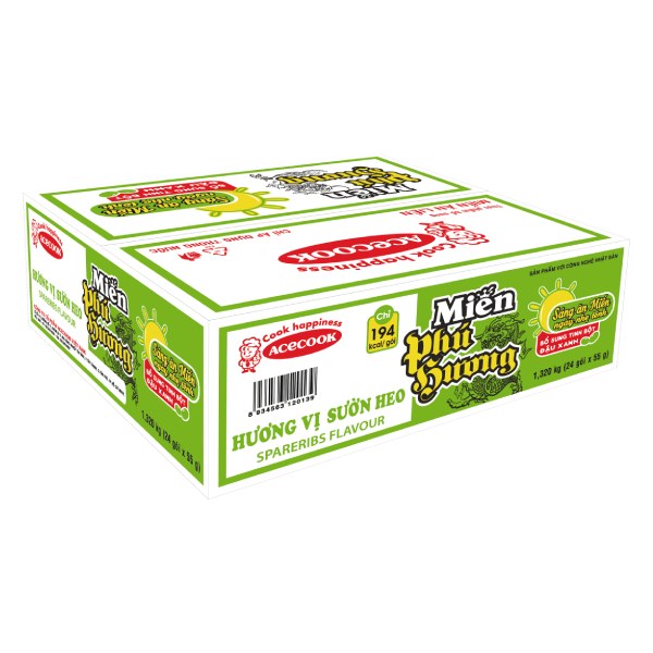 Miến Phú Hương Sườn Heo Thùng 24 Gói 55G