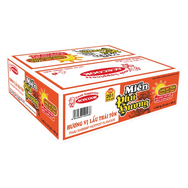 Miến Phú Hương Lẩu Thái Thùng 24 Gói 60G