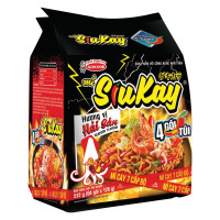 Lốc 4 Mì Acecook Siukay Hải Sản Gói 128G