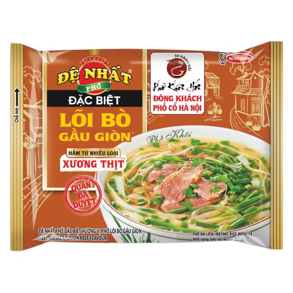 Phở Đệ Nhất Đặc Biệt Lõi Bò Gầu Giòn Gói 67G