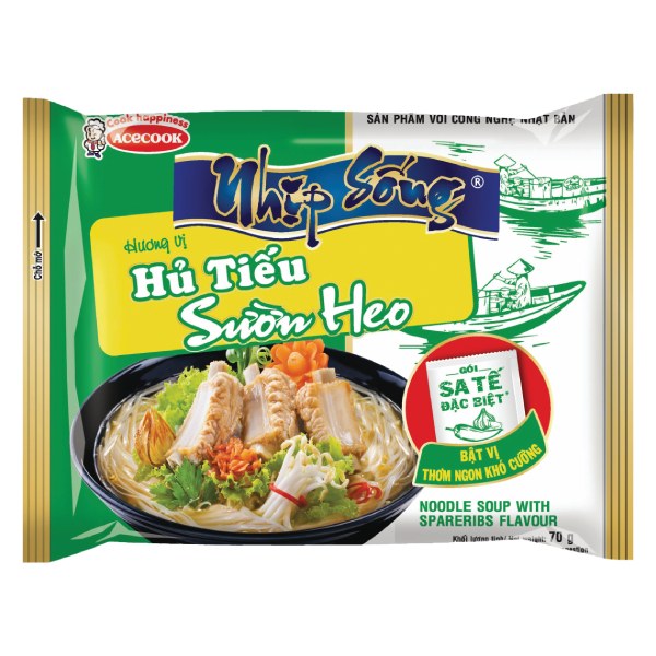 Hủ Tiếu Nhịp Sống Vị Sườn Heo Gói 70G