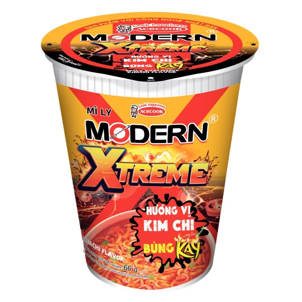 Mì Modern Xtreme Kim Chi Ly 66G