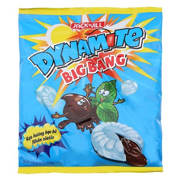 Kẹo Dynamite Bigbang Bạc Hà Gói 120G