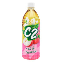 (Only Emartmall) Trà Xanh C2 Hương Vải Thanh Lài Chai 455Ml