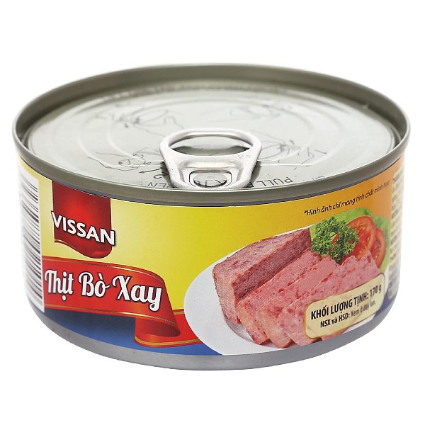 Bò Xay Vissan Hộp 170G