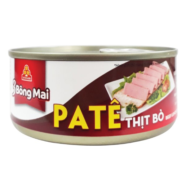 Pate Thịt Bò Vissan 3 Bông Mai Hộp 150G