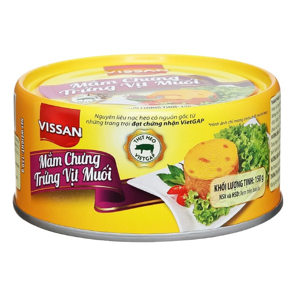 Mắm Chưng Trứng Vịt Muối Vissan Hộp 150G
