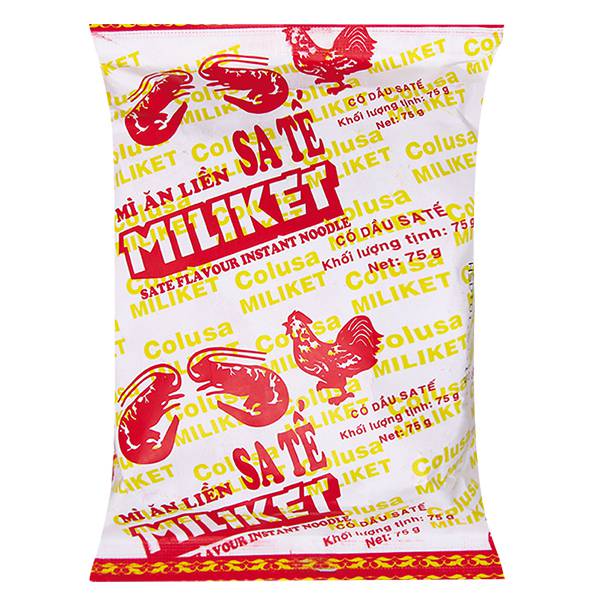 Mì Miliket Sa Tế Tôm 75G