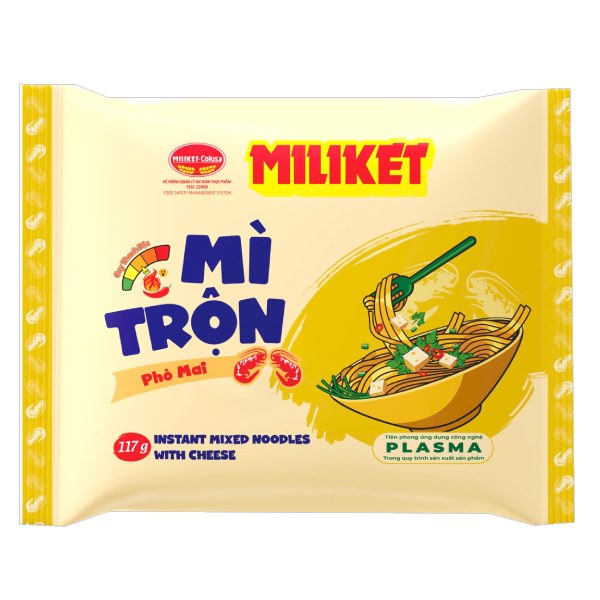 Mì Trộn Miliket Vị Phô Mai Gói 117G