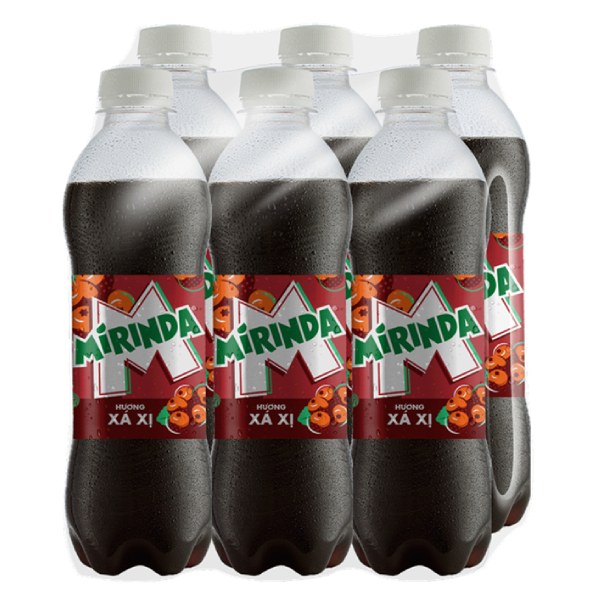 Nước Ngọt Mirinda Xá Xị Lốc 6 Chai 390Ml