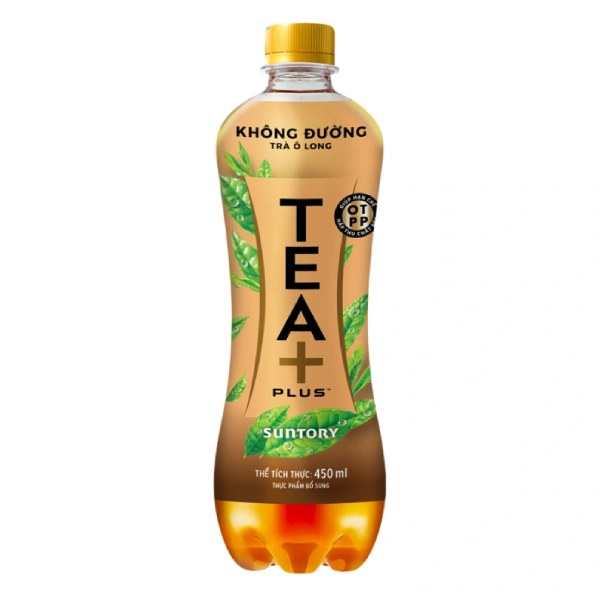 Trà Ô Long Tea Plus Không Đường Chai 450Ml
