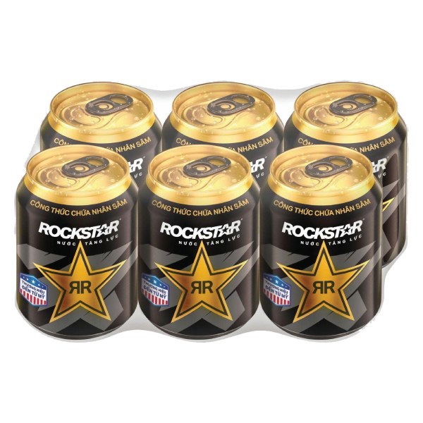Nước Tăng Lực Rockstar Lốc 6 Lon 250Ml