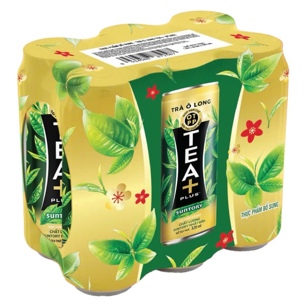 Trà Ô Long Tea Plus Lốc 6 Lon 320Ml