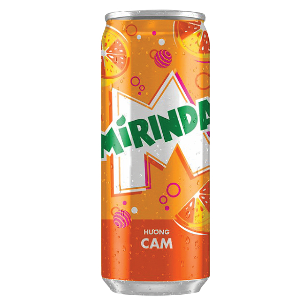 Nước Ngọt Mirinda Cam Sleek Lon 320Ml