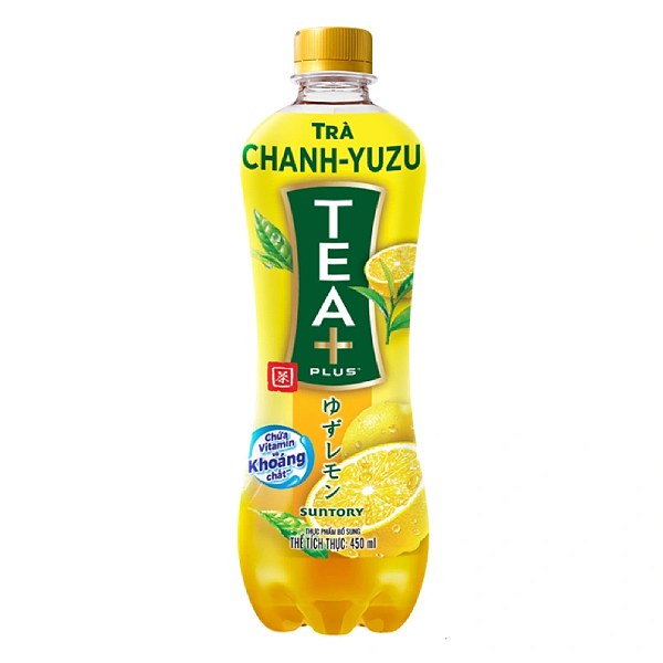 Trà Ô Long Tea Plus Vị Chanh Yuzu Chai 450Ml