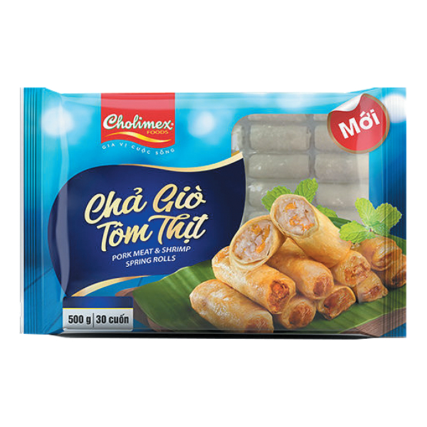 Chả Giò Cholimex Tôm Thịt Gói 500G
