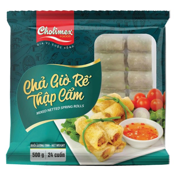 Chả Giò Rế Cholimex Thập Cẩm Gói 500G