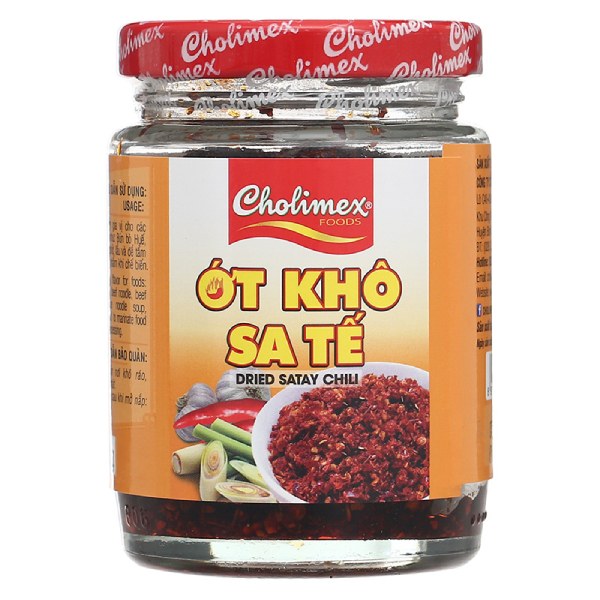 Ớt Khô Sa Tế Hũ Thủy Tinh Cholimex 100G