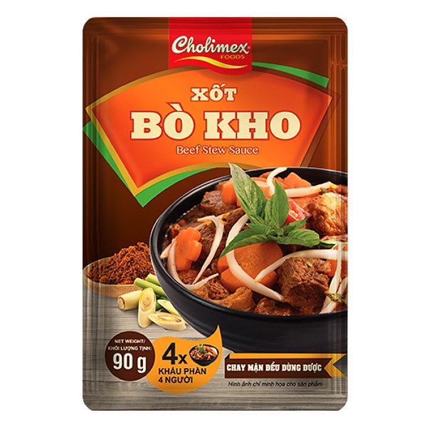 Xốt Bò Kho Cholimex Gói 90G