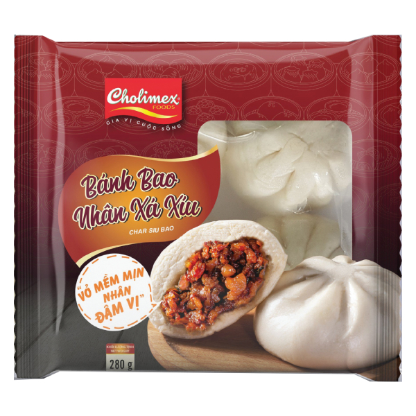 (Only Emartmall) Bánh Bao Cholimex Nhân Xá Xíu 280G