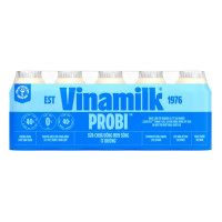 Lốc 5 Sữa Chua Uống Men Sống Vinamilk Probi Ít Đường 65Ml